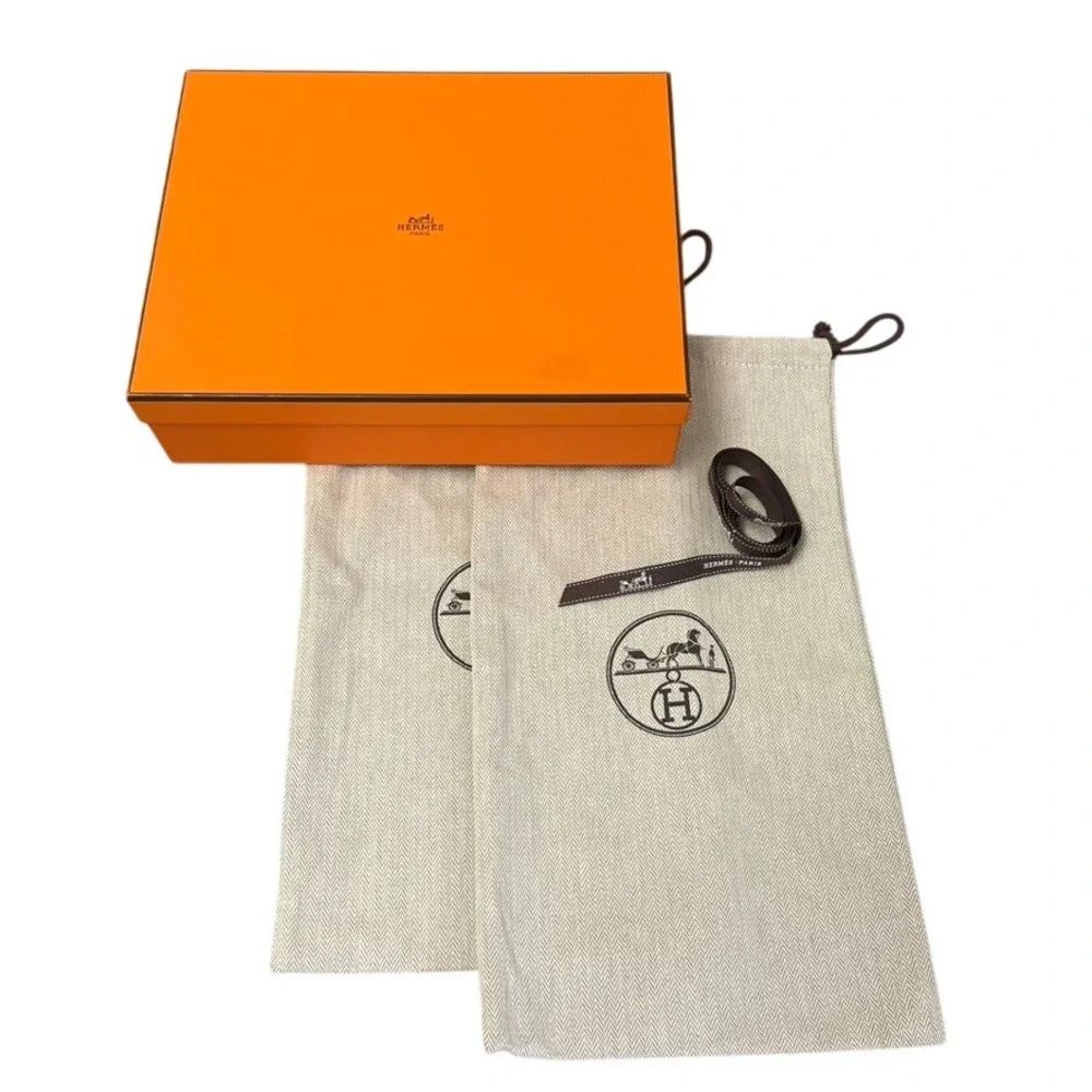 Hermes Storage Box and Dust Bags Orange Luxury Packaging Set Empty 11x8.75x3